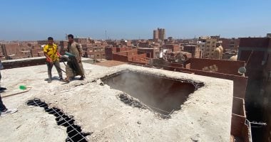 محافظ القليوبية يتابع تنفيذ إزالة لأدوار مخالفة ببرج سكني بقليوب