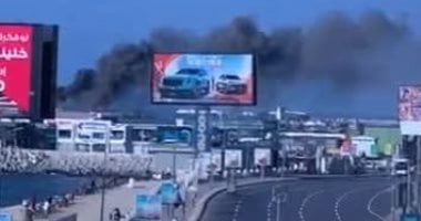 حريق بمدخنة مطعم على كورنيش الإسكندرية دون إصابات