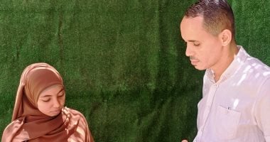 ندى.. الأولى على الدبلومات وكلية التجارة بأسوان وتحلم بتعيينها معيدة.. صور