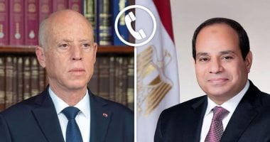 الرئيس السيسى يهنئ تونس قيادة وشعبًا بمناسبة الذكرى الـ69 لعيد إعلان الجمهورية التونسية.. ويعلن استعداد مصر لتقديم الدعم فى مواجهة الحرائق.. ويحذر من التداعيات المحتملة حال الانزلاق للتصعيد الشامل بالمنطقة
