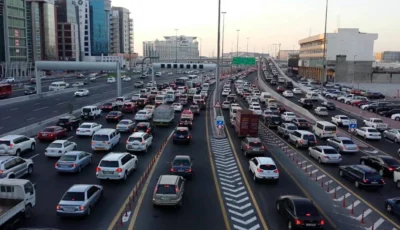 دبي تنشئ مساراً علوياً على شارع الخيل