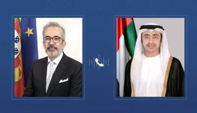 عبدالله بن زايد ووزير خارجية البرتغال يبحثان هاتفياً التطورات الإقليمية