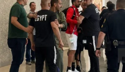 إبراهيم حسن يثير إعجاب المصريين بعد مشادّته مع رجل أمن أمريكي