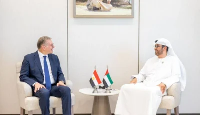 سلطان الجابر ووزير البترول المصري يبحثان تعزيز التعاون في الطاقة