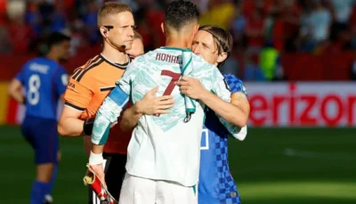بعد ملحمة البرتغال وكرواتيا.. حديث الوداع بين كريستيانو ومودريتش