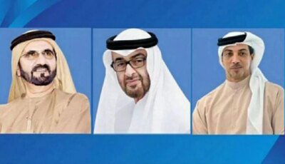 رئيس الدولة ونائباه يهنئون الرئيس الأمريكي بذكرى الاستقلال