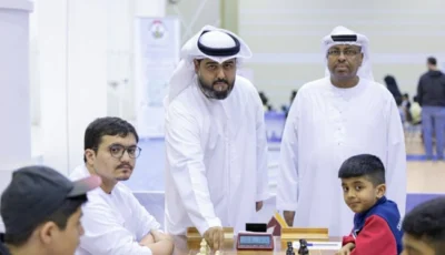 5 لاعبين في صدارة الفئة المفتوحة لبطولة الإمارات للشطرنج
