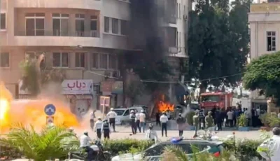 أول تعليق للإليزيه على انفجار قرب مقر إقامة ماكرون في دمشق