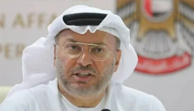قرقاش: أصدق التعازي في وفاة عبدالرحمن المدني