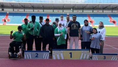 15 ميدالية تزين مشاركة خورفكان للمعاقين في جائزة التشيك الكبرى