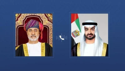 محمد بن زايد وسلطان عمان يبحثان التطورات الإقليمية