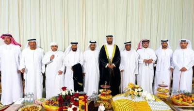 ماجد بن سلطان وفيصل بن خالد يحضران حفل زفاف علي النقبي