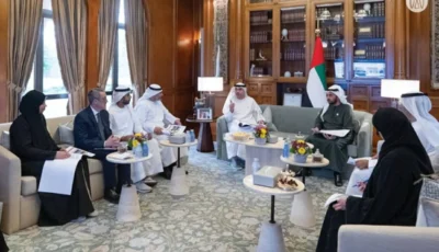 حمدان بن زايد يستقبل وفداً من «طارات الاتحاد» ويوجه بتقديم إطلاق محطتي مدينة زايد وليوا