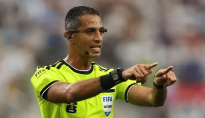 المصري عمر أمين يقود مباراة أهلي جدة وأوكلاند في كأس الإنتركونتينتال