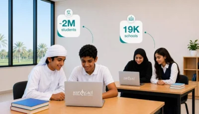 «ألف للتعليم» تقترب من إنجاز تاريخي بتسجيل مليوني طالب حول العالم
