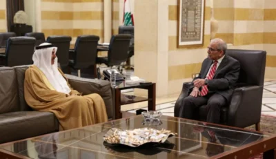غباش وسلام وبري يبحثون تعزيز العلاقات الإماراتية اللبنانية