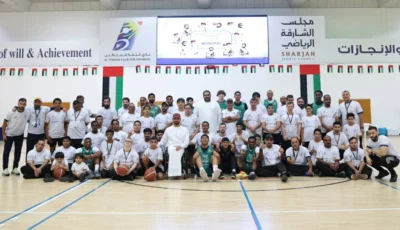 مباراة ودية تعزز الدمج المجتمعي بين ناديي الثقة للمعاقين والشارقة الرياضي