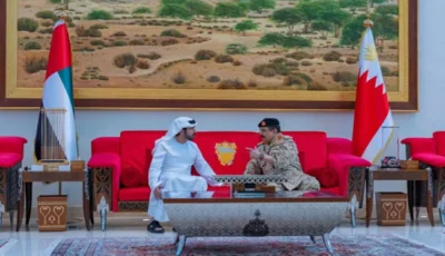 ملك البحرين يستقبل حمدان بن محمد